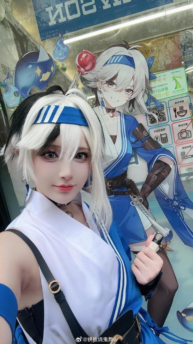 舞姬铁板烧鬼舞贞德cosplay分享，绝对让你惊叹